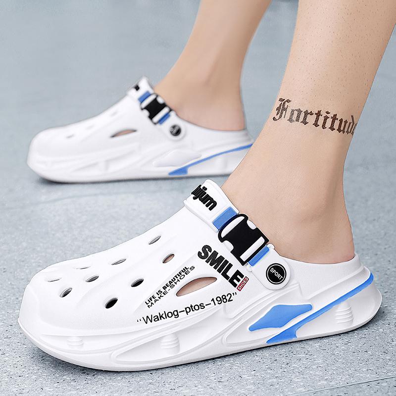 New Summer Men's Women's Sandals EVA Outdoor Wading Beach Shoes Men's Casual Sports Sandals Men Slippers Sleepers Men Slides