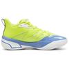 Puma Genetics Round Toe Lace-Up Non-Slip Wear-Resistant Low-Top Basketball Shoes Unisex Sneaker Yellow Blue 379905-02