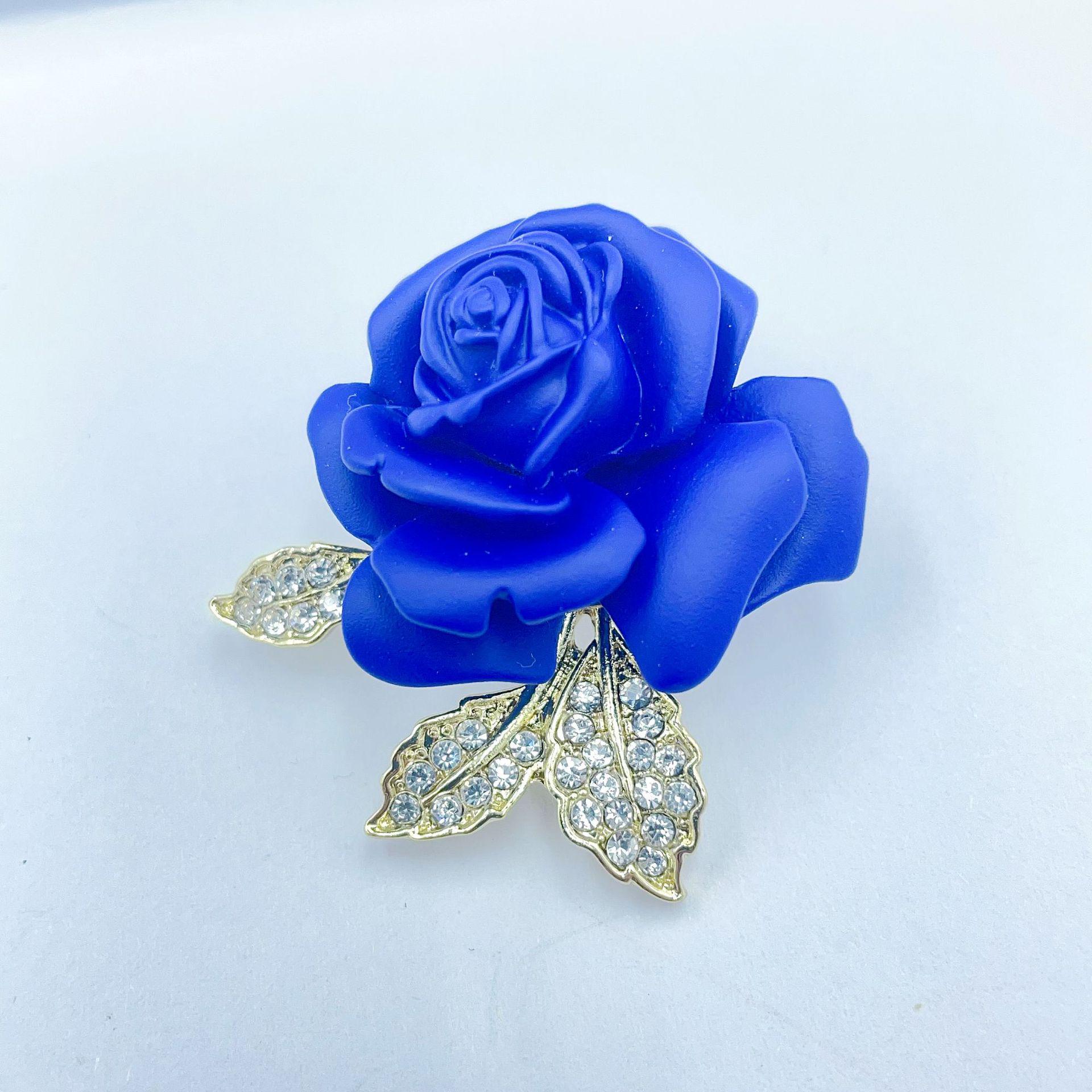 

Брошь «Красная роза» высокого класса, элегантный аксессуар для костюма с изысканным дизайном