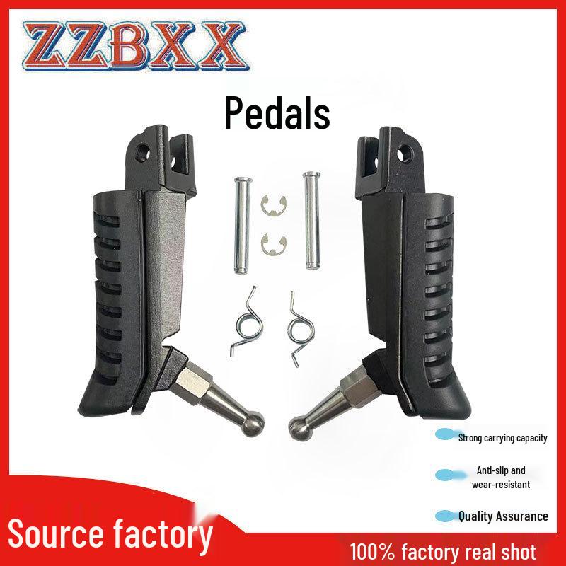Front Foot Peg Footrest for QHMOTO Qianjiang Shan 300/350/500, Sai 250, Benelli 150 Zhejiang