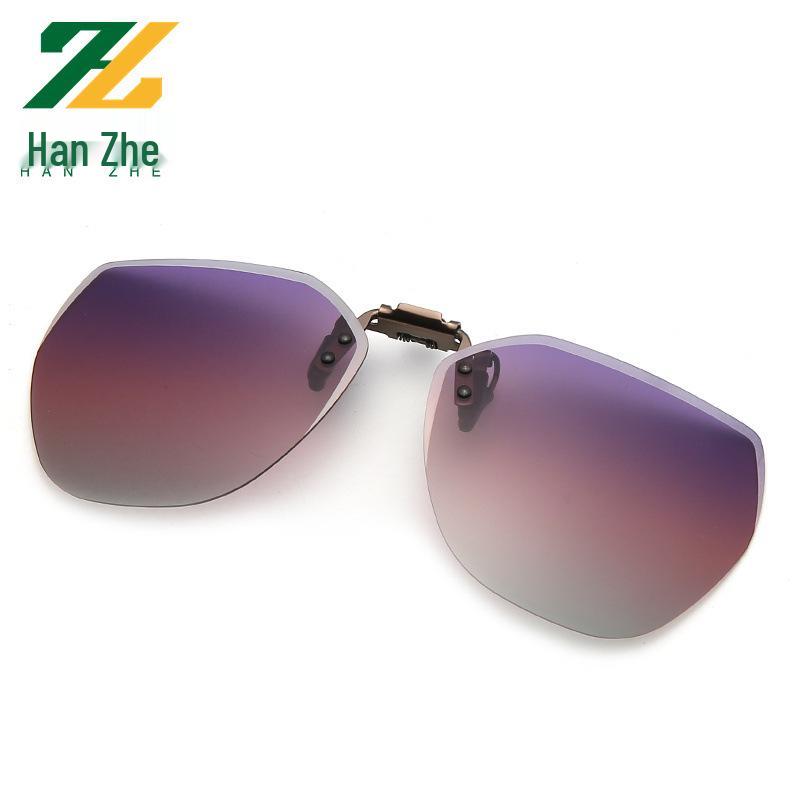 Polarized Flip-up Clip-on Sunglasses for Myopia, Night Vision & Driving - Unisex