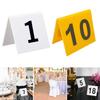 20/40pcs Acrylic Table Number Signs For Wedding Party Decor 1-40 Table Numbering Restaurant Table Display Table Number