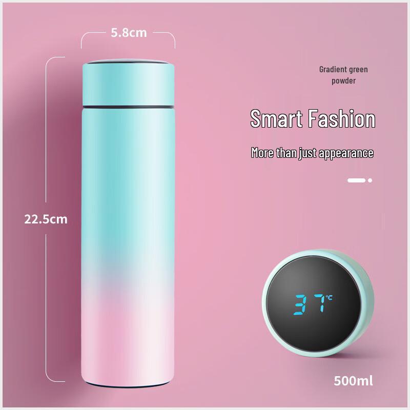 Duoli Macaron Smart Stainless Steel Insulated Bottle 500ml