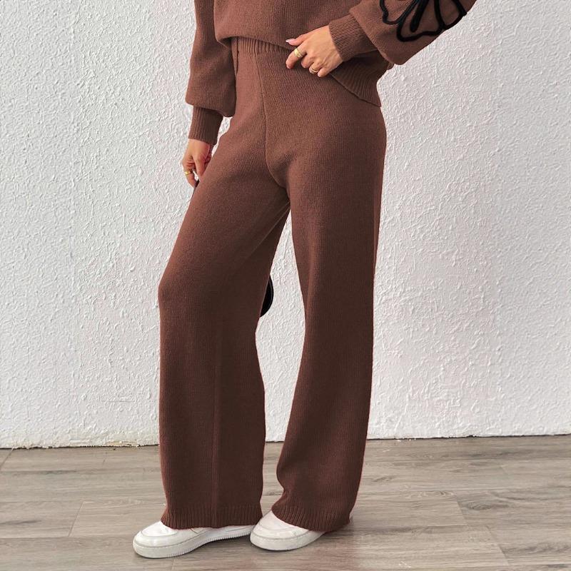 Trousers Women's Pants Casual Wide-leg Pants High Waist Straight-leg Pants Wide-leg Pants Autumn and Winter Wool Pants Women