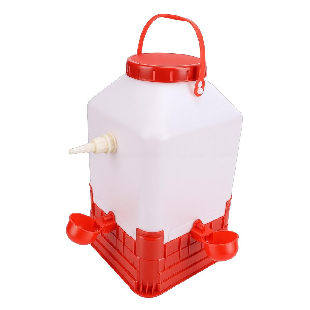 Automatic Poultry Waterer 10L Large Capacity Multifunctional 4 Bowls Chicken Water Feeder for Farm