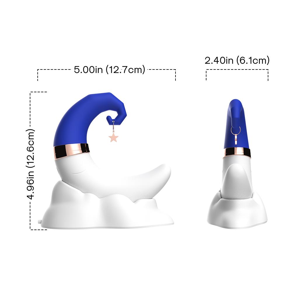 Weiblicher Vibrator Moon Suck & Blow Sexspielzeug Weiblicher Klitoris-Stimulator Saugen Blowjob Spielzeug Vagina G-Punkt-Massagegerät