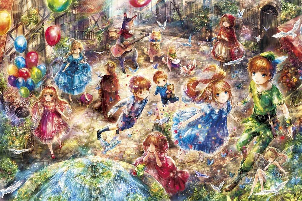 

EPOCH 1000 Piece Jigsaw Puzzle Fantastic Town Fairy Tale x Glue Included Spatula Included Score Ticket Included EPOCH Illustration/Art Art/Onineko (50