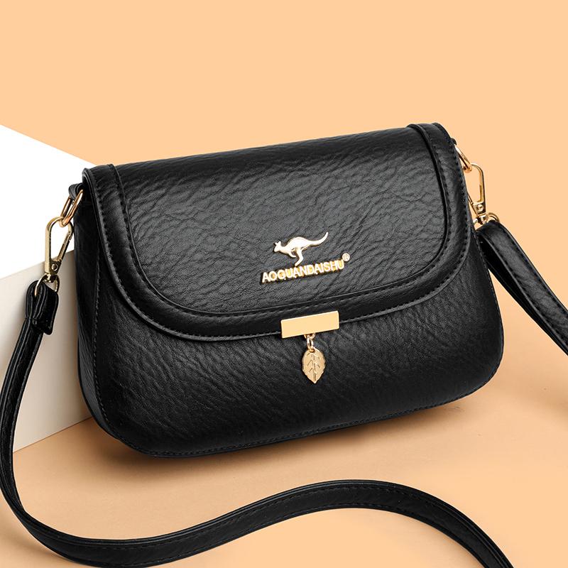 Hochwertige weiche PU-Leder Umhängetasche, Modische Damen Schulter-Crossbody-Tasche, Lässige Schultertasche geeignet für den täglichen Gebrauch und zum Einkaufen