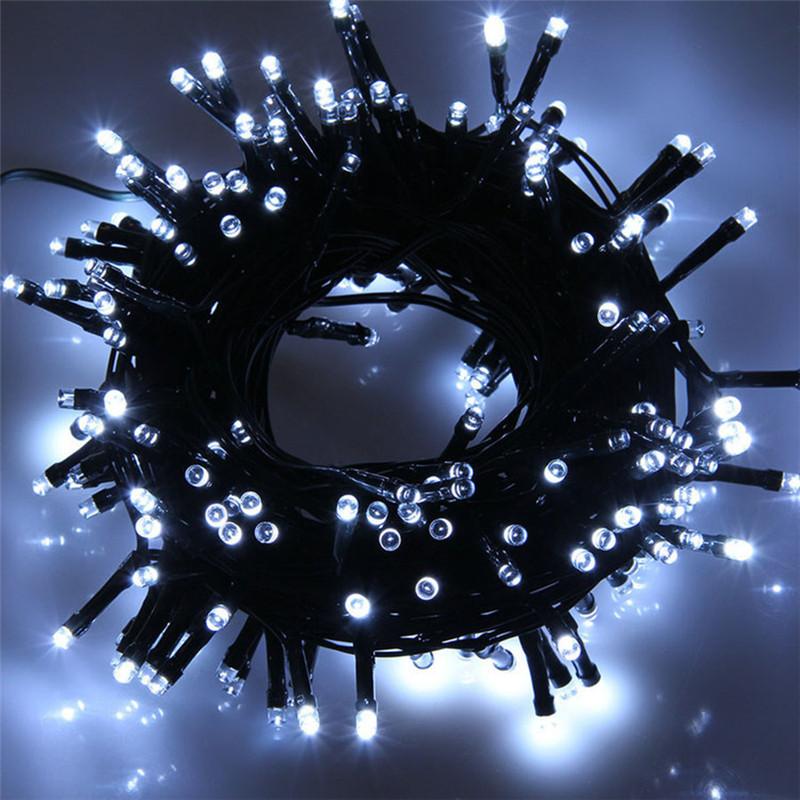 LED Light String Stars Fairy Light Black Line Anti Aog Colorful Lights
