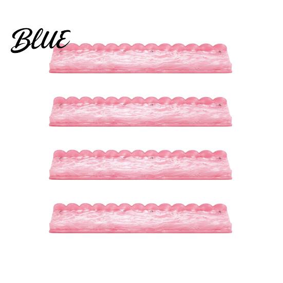 Magnetic Mahjong Pusher 1/4Pcs Rack with Detachable Pusher Scalloped Acrylic Mah Tile Jongg Holder & Set American Accessories Durable