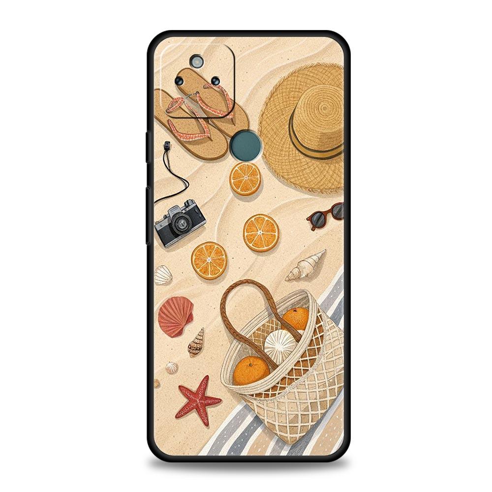 Summer Beach Phone Case Cover for Google Pixel 10 9 8 7 6 9A 8A 7A 6A Pro Shockproof Soft TPU 10 Pro XL Shell Fundas Capas Bags