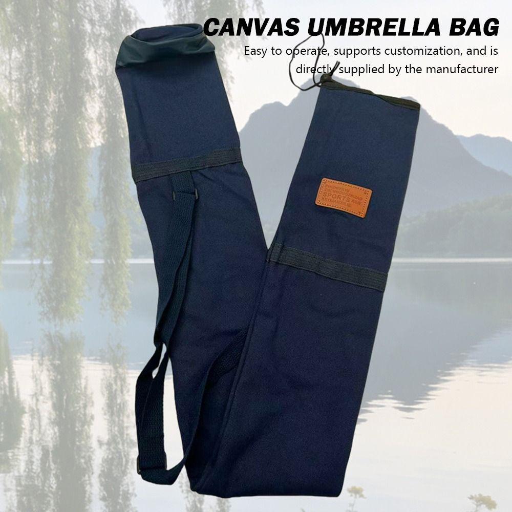Materiale Tela Borsa per Canna da Pesca in Tela Borsa Pieghevole per Stoccaggio Pesca Attrezzatura da Pesca