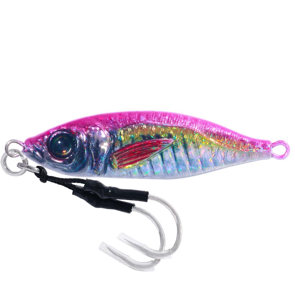 30G 40G 60G 80G Metal Jig Candy Casting Lead Bait Jigging Bait Slow Pitch With Assist Hooks Jigs Lure