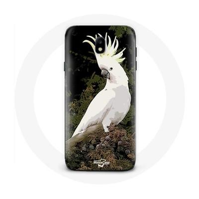Case - MANIACASE - Samsung Galaxy J7 2017 - Cockatoos Parrots - White - Flexible