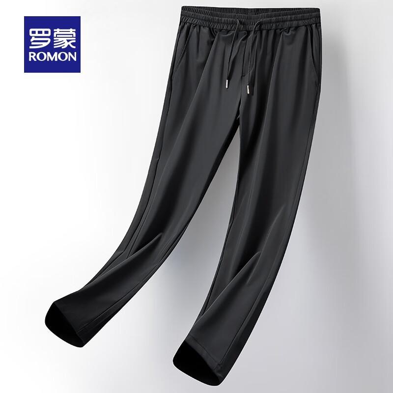 

Luomeng Men s Ice Silk Cooling Straight-Leg Quick-Dry Casual Pants 3XL (190)
