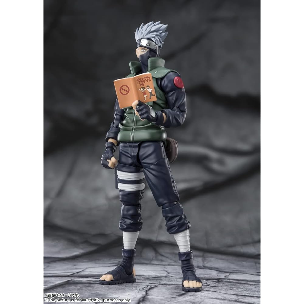 TAMASHII NATIONS S.H. Figuarts Naruto Kakashi Hero Figure 160mm ABS PVC Painted Articulated Collectible