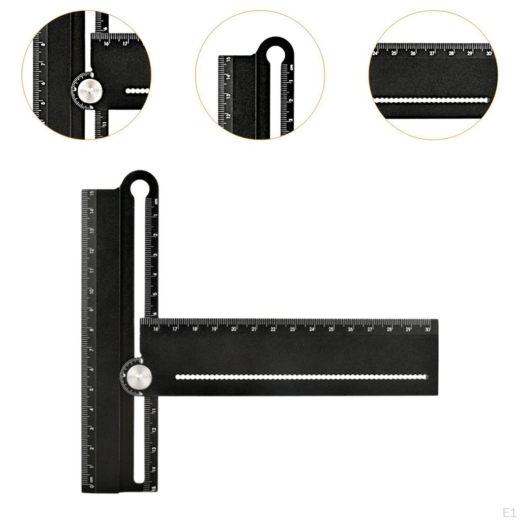 Angle Ruler Measuring Tool 12 inch / 310 mm Gauge Woodworking Goniometer Precision