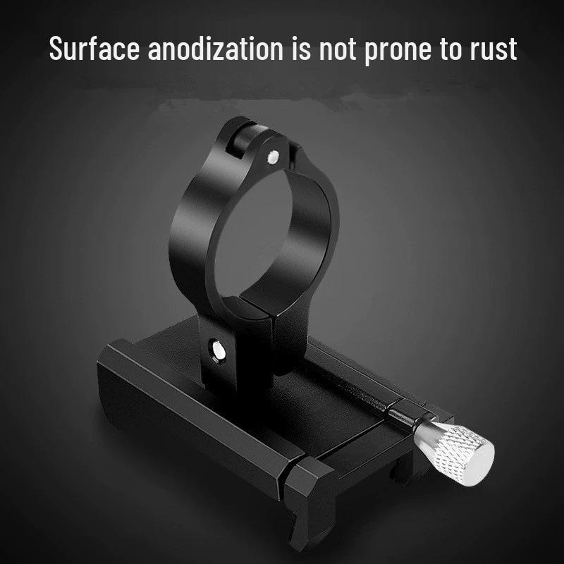 Aluminum Phone Holder for Bicycles, Scooters, and Motorcycles