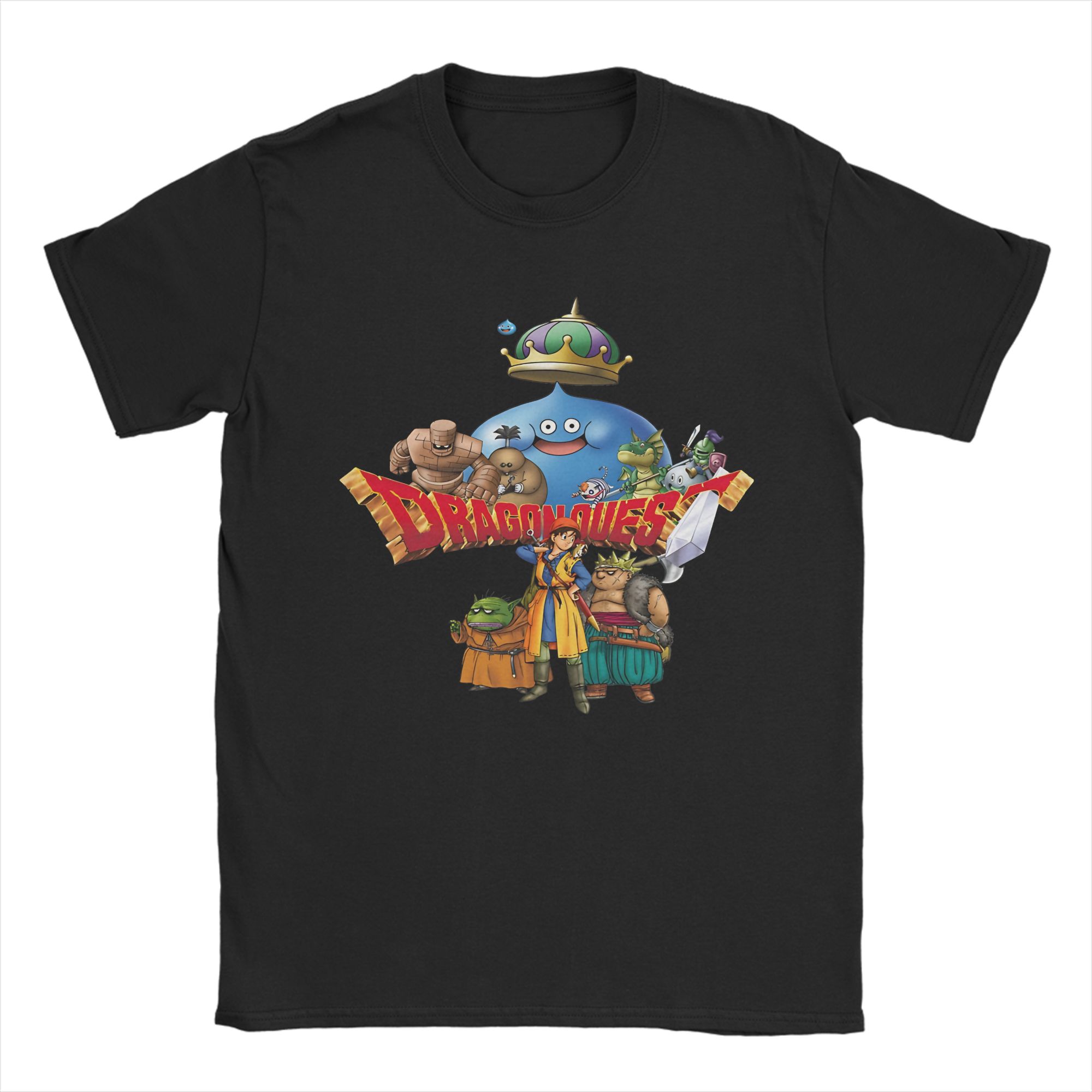 

Unisex Women New Arrival Dragon Quest slime Tee T Shirt Cotton Tshirts Clothing S