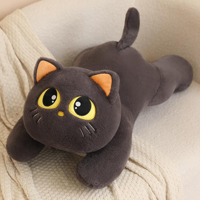 

Kawaii Cat Plush Pillow Soft Material Stuffed Lying Cushion Sleeping Animal Design Lovely Birthday Gift Gift Idea for Cat Lovers 65cm