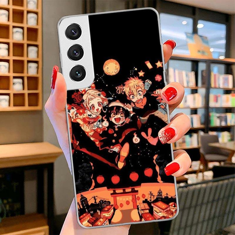 Toilet bound Hanako Kun Anime Cover Phone Case For Samsung Galaxy S26 S25 Edge S24 Ultra S23 S22 Plus S21 S20 FE Soft Fundas She