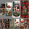 Colorful Mushroom Phone Case for Samsung A54 A14 A24 A34 A17 A37 A57 A55 A35 A25 A15 A13 A23 A33 A53 A07 A05S A04S A03 A73 Galax