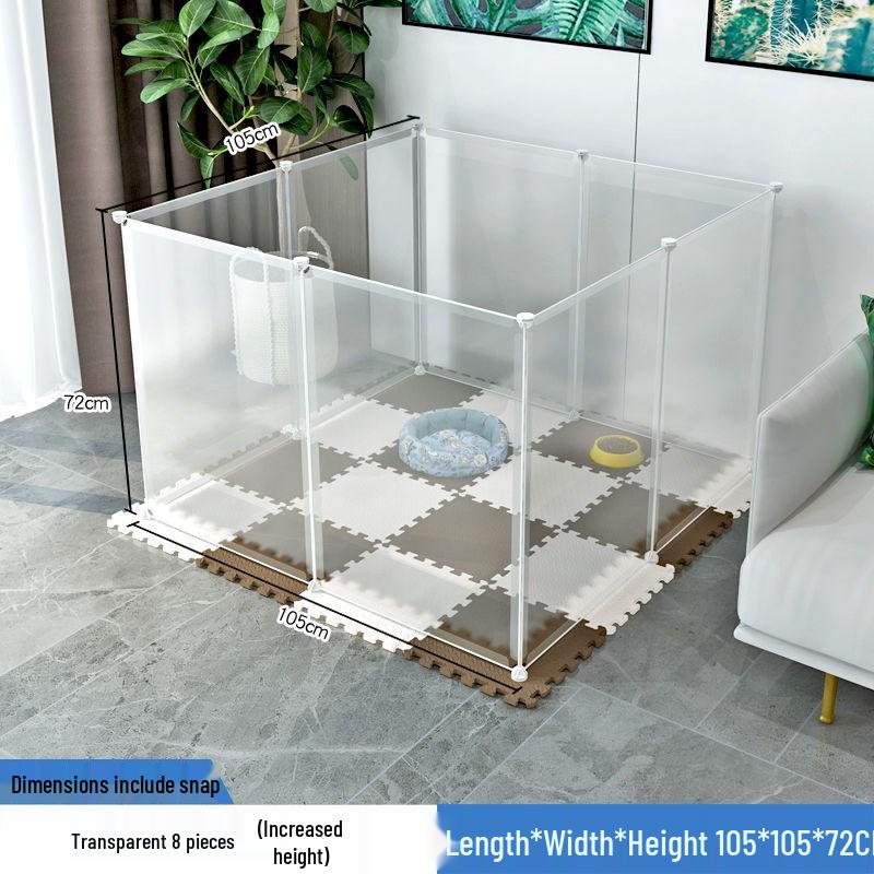 Indoor Pet Playpen: Dog/Cat Enclosure with Free Splicing Cages for Dogs, Cats, and Rabbits.