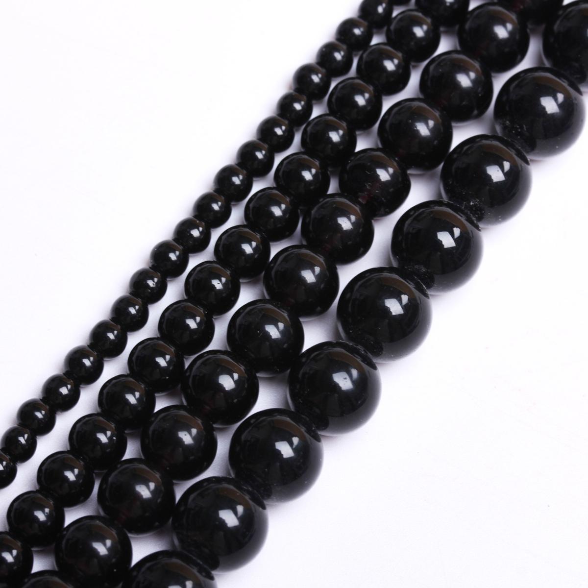

Товары для вечеринок, круглые бусины-разделители, натуральный черный агат, для самостоятельного изготовления ожерелья, браслета, 4, 6, 8, 10, 12 мм, бусины для изготовления ювелирных изделий 1String 12mm(about32Pcs)