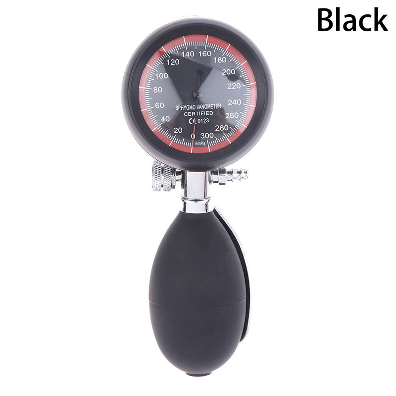 Hand-Held Pressure Display Gauge 300mmHg with Ball for Aneroid Sphygmomanometer NIBP Cuff Blood Pressure Measurement Accessory