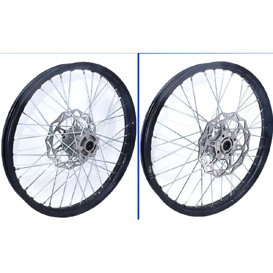 Motorcycle 1.60x21" Inch For Kayo T2 With 240MM Brake Disc Plate Front Rim  21 Inch Aluminum Alloy Wheel Motocross Dirt Pit Bike