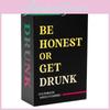 Honest Or Be Get Drink Card Game Set For Group Play And Entertainment Party