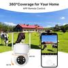iCSee Solar-Powered Wireless 4MP HD Home Camera with Low Power Consumption