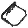 Camera cage for R10 mirrorless aluminum video rig with Arca 38mm slide screw cold shoe mount camera, slot, 1/4" 3/8" holes,