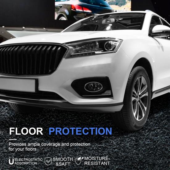 Rectangle Garage Floor Mat for Under Car Garage Flooring Rug Non Slip and Waterproof Backing Extra Large Garage Mat (8.8 X 22 Ft/2.69x6.71m)