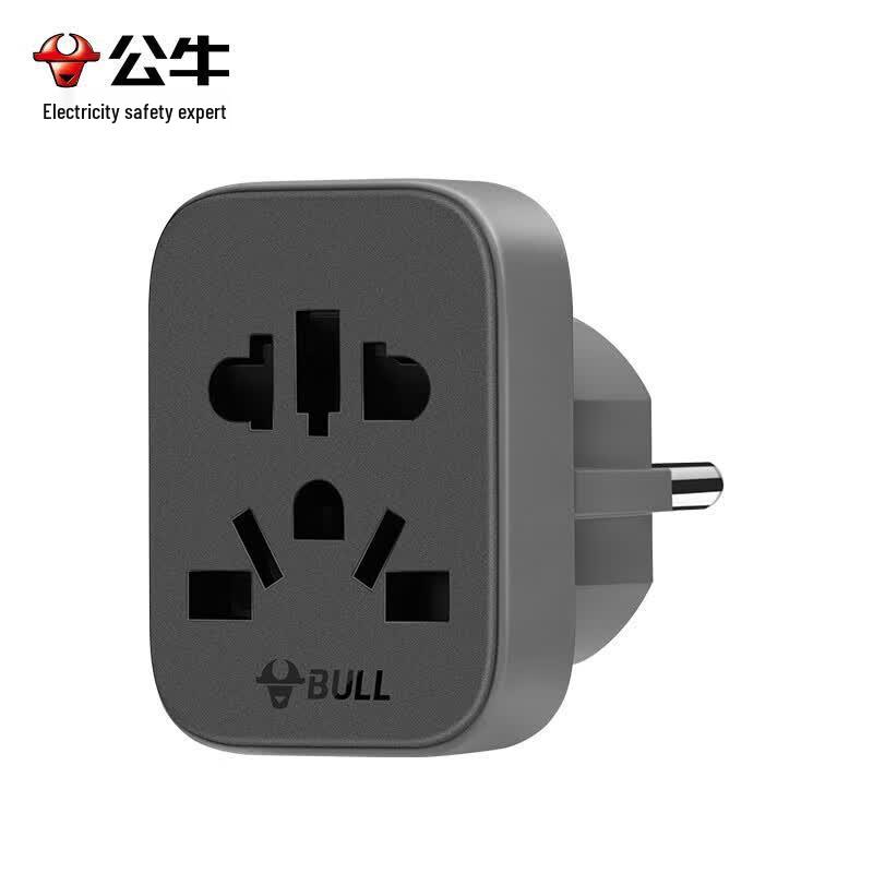 BULL European Standard Travel Plug Adapter CN plug (adapter included)