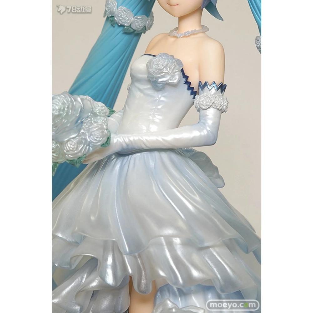 20CM Anime Hatsune Miku Figure 1/7 Wedding Dress Ver Flower Wedding Model Toy Gift Collection Action Figure PVC