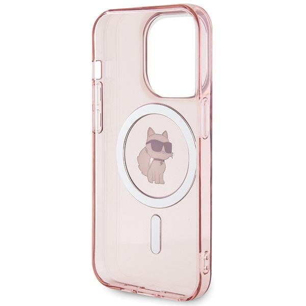 Karl Lagerfeld Klhmp15Lhfccnop Iphone 15 Pro 6.1 Różowy/Pink Hardcase Iml Choupette Magsafe