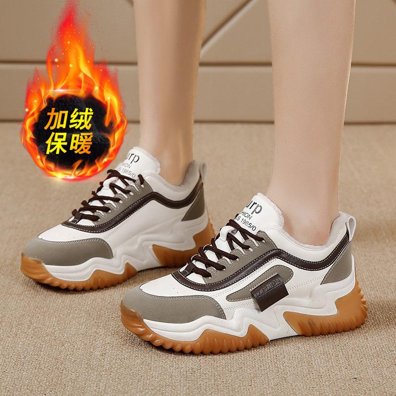 

Папины кроссовки 2025 осень новые женские туфли универсальные туфли платформа женские спортивные туфли корейская версия повседневная обувь 40