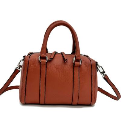 The First Layer of Cowhide Hand Crossbody Bag Female Pillow Bag Fashion All-in-one Bag