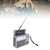   Solar Radio Portable AM FM SW Radio Support Rechargble Battery and Solar Panels Power Supply for Camping Outdoor Activities