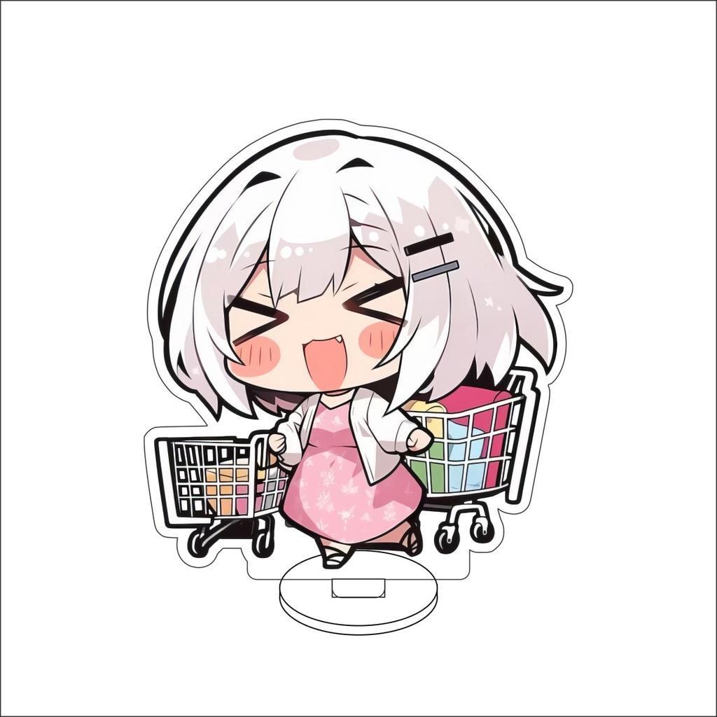 10CM Anime BanG Dream! Figure Stand Model Tsukushi Futaba/Nanami Hiromachi/Mashiro Kurata Cute Desk Decor Standing Sign Gifts