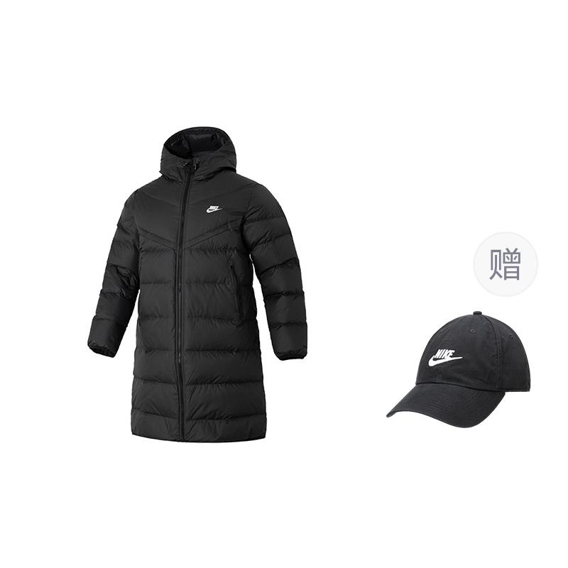 Nike Down Jackets Men's Hooded Moderate Quilted Down Jacket (Unisex) Down Jackets FB8180 010
