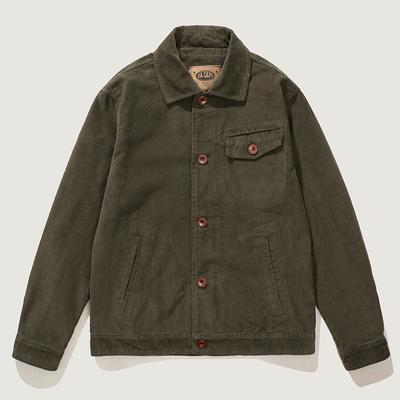 Spring and Autumn Thin Men's Jacket Corduroy Men's Workwear Casual Large Size Jacket
