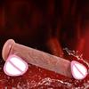 Large Size Tendon Wireless Remote Control Electric Telescopic Swing Dildo Warming Silicone Simulation Penis Sex Toys Masturbator Adult