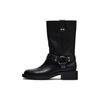 Pu Round Toe Ankle Boots Women Boots 12179310800