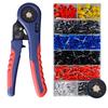 European Style Pin Terminal Crimping Pliers - Cold Crimping Hardware Tool for Small Tubes