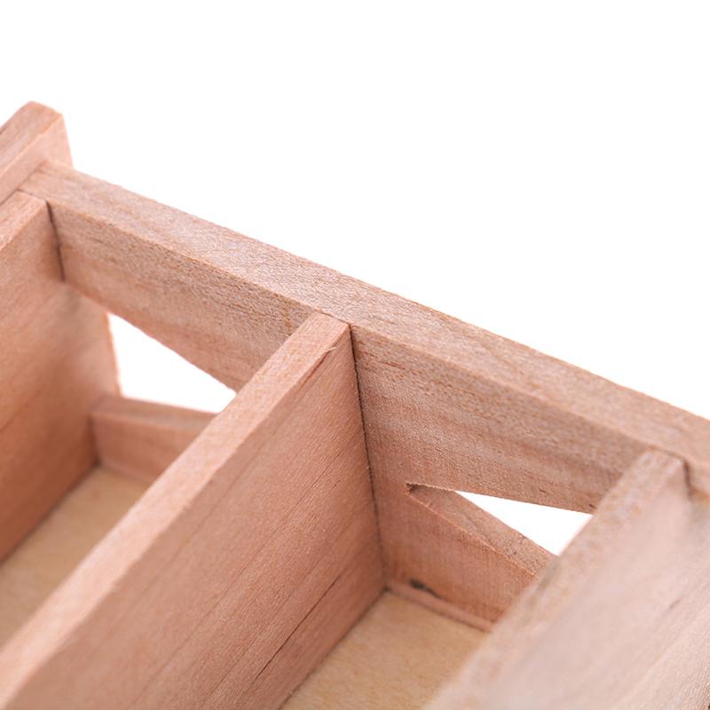 1/12 Dollhouse Miniature Unpainted Lockers Storage Rack Model Diy Accessories