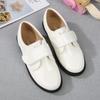 Children's Leather Shoes Spring Autumn White Black Shoes for Boys Versatile Causal Kids Fashion School Performance Flat Shoes