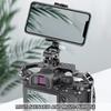 Phone Tripod Mount, Universal Smartphone Mount Adapter with 3 Cold Shoe & 1/4" Standard Screw, 360 Rotates