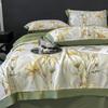 Tencel air conditioner quilt 4-piece summer washable silk summer cool quilt thin sleeping naked ice silk summer quilt